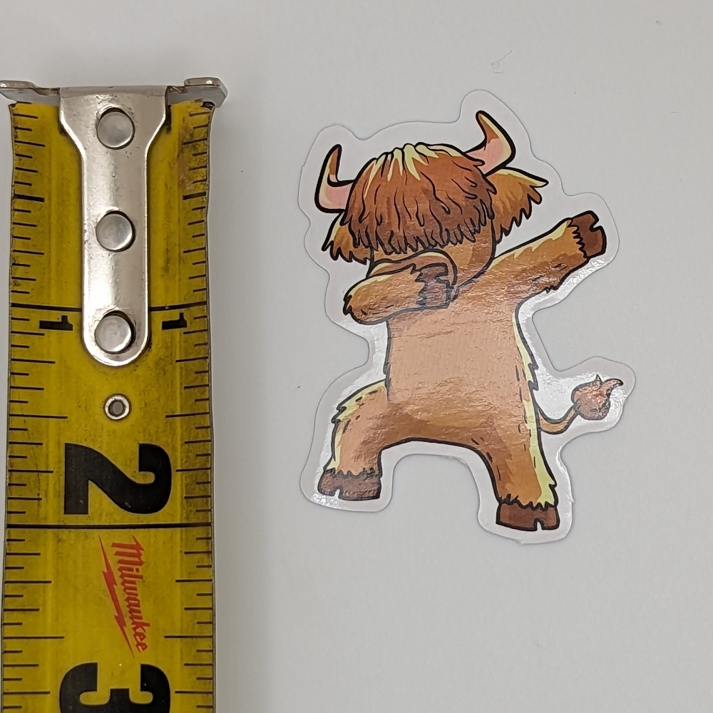 Highland Cow Sticker - Picture 2 of 2
